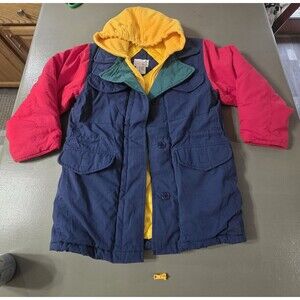 Vintage Active Elements Kids Coat Size Small, Zipper Broke As I Was Taking Pic.